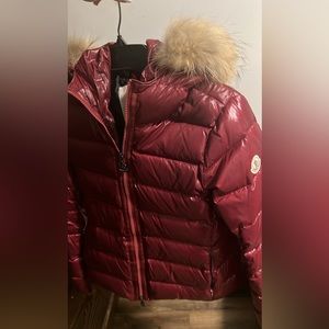 Moncler Cherry Red Coat